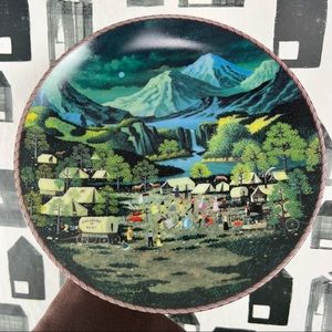 The Bradford Exchange Charles Wysocki’s Oklahoma or Bust Collectors Art Plate